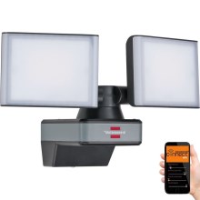 Brennenstuhl- LED Ljusreglerad strålkastare DUO LED/29,2W/230V 3000-6500K IP54 Wi-Fi
