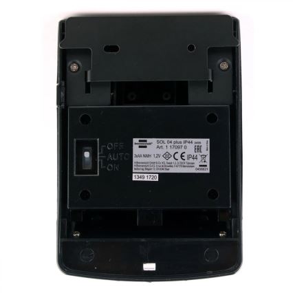 Brennenstuhl - LED solcellsvägglampa med rörelse- och skymningssensor LED/1W/3,6V 600 mAh IP44
