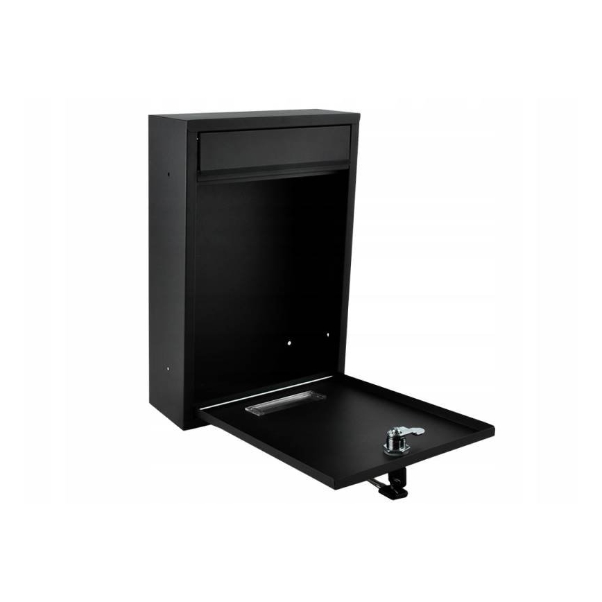 Brevlåda 21,7 x 32 cm, svart