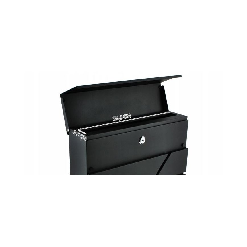 Brevlåda 36,7x37 cm antracit