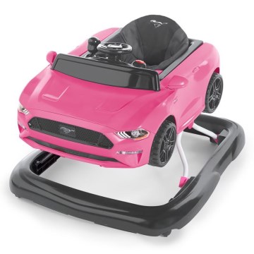 Bright Starts - Barngåstol 3-i-1 FORD MUSTANG, rosa