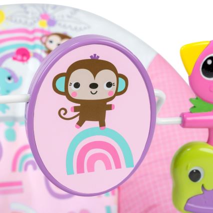 Bright Starts - Vibrerande babysitter PINK PARADISE