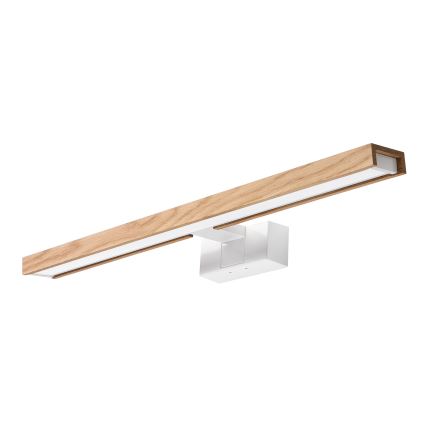 BRILAGI - LED-belysning för badrumsspegel 3-i-1 WOODY MIRROR LED/12W/230V 60 cm IP44 vit/ek