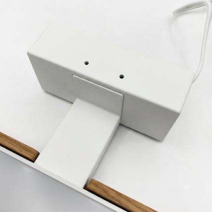 BRILAGI - LED-belysning för badrumsspegel 3-i-1 WOODY MIRROR LED/12W/230V 60 cm IP44 vit/ek