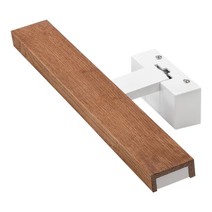 BRILAGI - 3 i 1 LED-belysning för badrumsspegel WOODY MIRROR LED/8W/230V 40 cm IP44 vit/ek körsbär