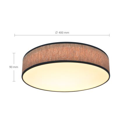Brilagi - LED dimbar taklampa ADELA LED/48W/230V 3000-6500K Ø 40 cm + fjärrkontroll