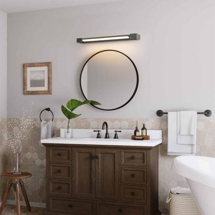 Brilagi - LED-belysning för badrumsspegel AQUA LINE LED/18W/230V 60 cm IP44 antracit CRI 90