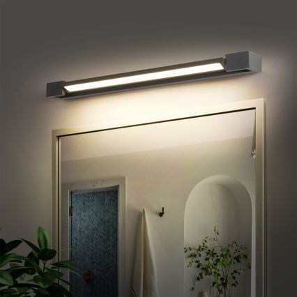Brilagi - LED-belysning för badrumsspegel AQUA LINE LED/18W/230V 60 cm IP44 antracit CRI 90
