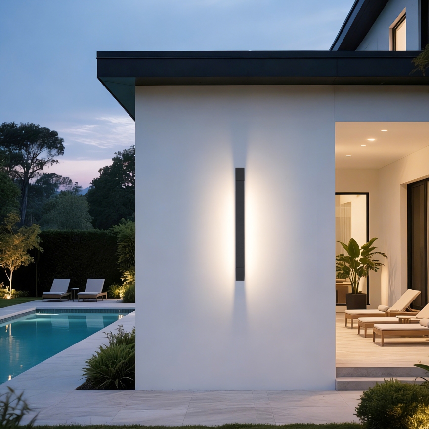 Brilagi - LED-belysning för badrumsspegel AQUA LINE LED/18W/230V 60 cm IP44 antracit CRI 90