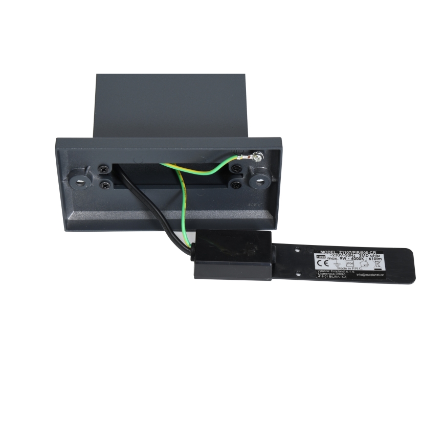 Brilagi - LED Utomhuslampa med sensor ARCELO LED/9W/230V 50 cm IP54