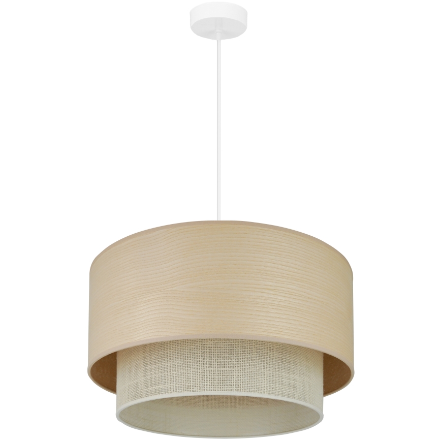 Brilagi - Taklampa ARIZONA BOHO 1xE27/15W/230V Ø 45 cm beige/vit