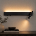 BRILAGI - ARLIX LED väggspot LED/3W/230V + LED/7W, svart, CRI 90
