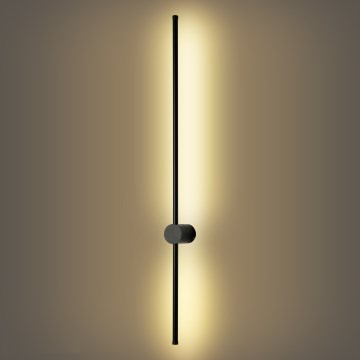 Brilagi - AURA LED utomhusväggarmatur 20W/230V 3000K IP54 97 cm svart CRI 90