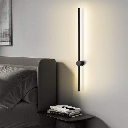 Brilagi - LED utomhusväggarmatur AURA LED/20W/230V 4000K IP54 97 cm svart CRI 90