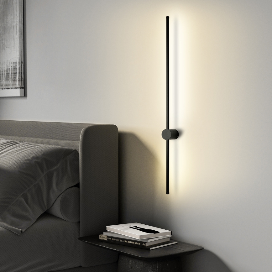 Brilagi - LED utomhusväggarmatur AURA LED/20W/230V 4000K IP54 97 cm svart CRI 90