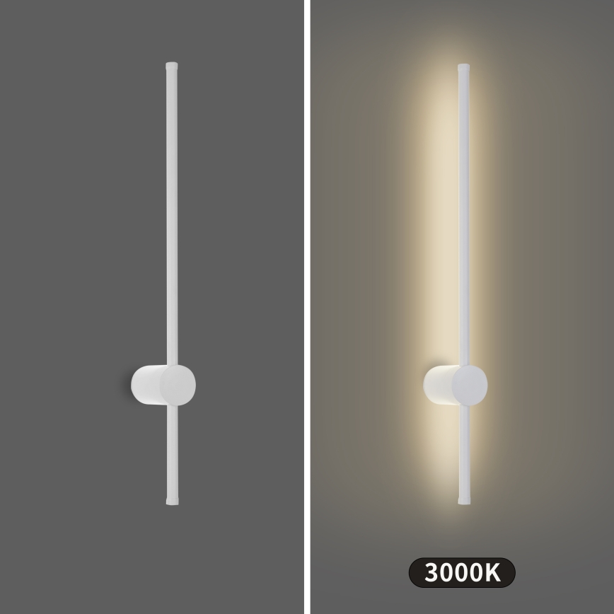 Brilagi - AURA LED utomhusvägglampa, 12 W, 230 V, 3000 K, IP54, 65 cm, vit, CRI 90