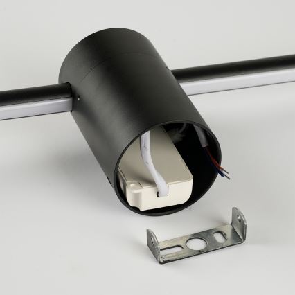 Brilagi - LED utomhusvägglampa AURA LED/12W/230V 3000K IP54 65 cm svart CRI 90