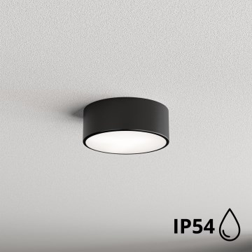 Brilagi - Badrum takbelysning CLARE 1xE27/24W/230V diameter 20 cm IP54 svart