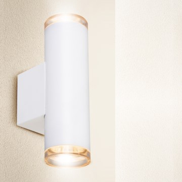 Brilagi - Badrum väggspotlight SELE AQUA 4xGU10/30W/230V IP44 vit