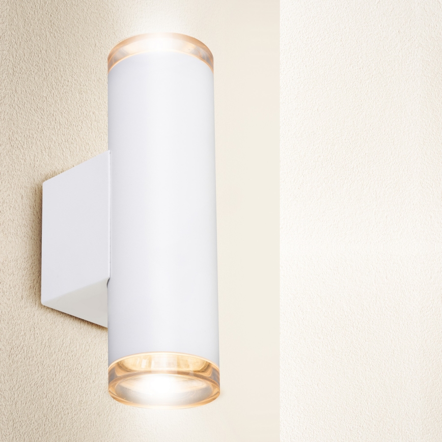 Brilagi - Badrum väggspotlight SELE AQUA 4xGU10/30W/230V IP44 vit