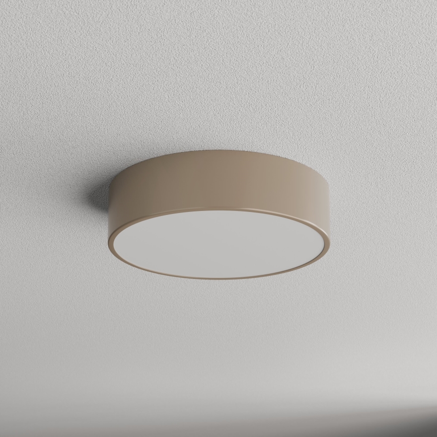 Brilagi - Badrum takbelysning med sensor CLARE 2xE27/48W/230V diameter 30 cm IP54 beige
