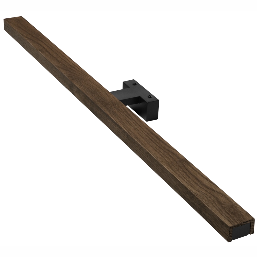Brilagi - Badrumsspegel med LED-belysning WOODY MIRROR LED/15W/230V 90 cm IP44 ek valnöt/svart
