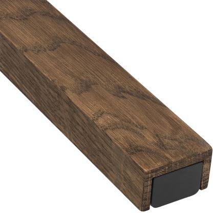 Brilagi - Badrumsspegel med LED-belysning WOODY MIRROR LED/15W/230V 90 cm IP44 ek valnöt/svart