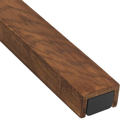 Brilagi - Badrumsspegel med LED-belysning WOODY MIRROR LED/15W/230V 90 cm IP44 ek körsbär/svart