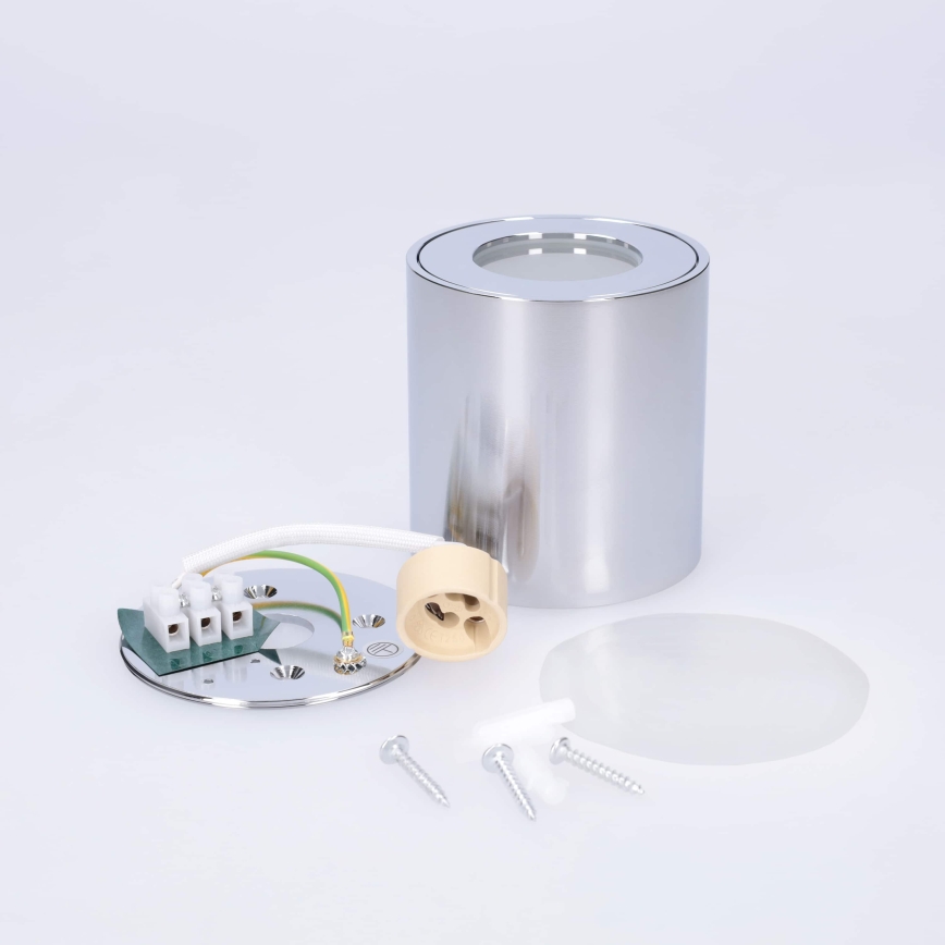 BRILAGI - Badrumsspotlight MIA 1xGU10/30W/230V 84x80 mm blank krom IP54