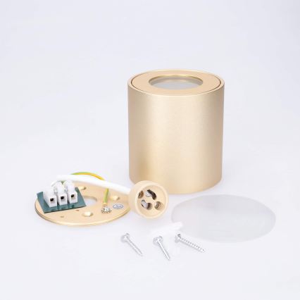BRILAGI - Badrumsspotlight MIA 1xGU10/30W/230V 84x80 mm guldig IP54