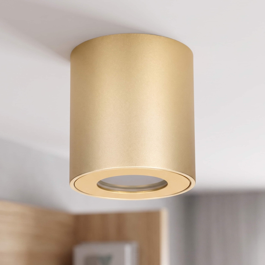 BRILAGI - Badrumsspotlight MIA 1xGU10/30W/230V 84x80 mm guldig IP54