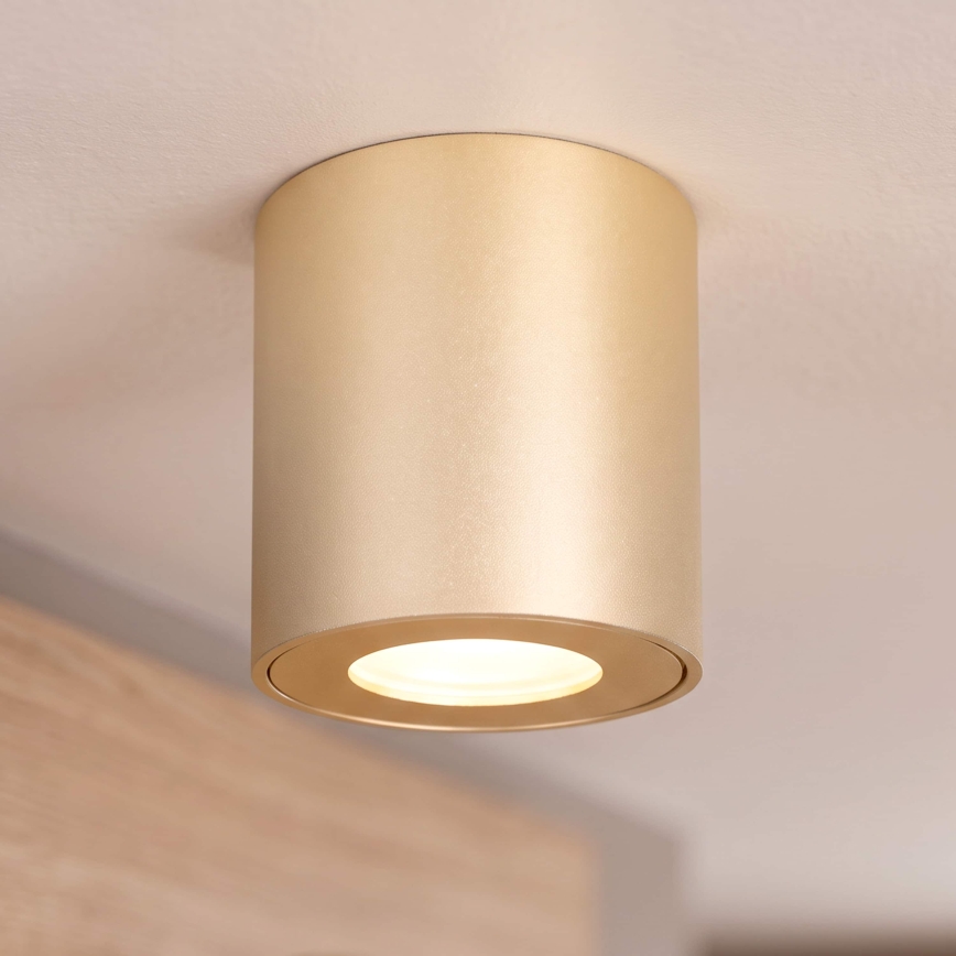 BRILAGI - Badrumsspotlight MIA 1xGU10/30W/230V 84x80 mm guldig IP54