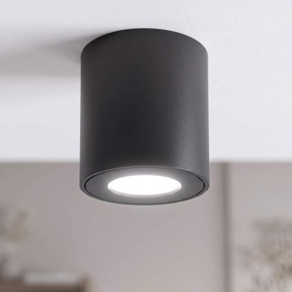 BRILAGI - Badrumsspotlight MIA 1xGU10/30W/230V 84x80 mm svart IP54