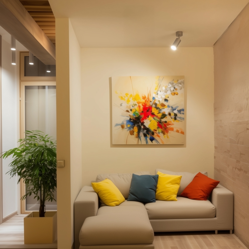 Brilagi - Badrumsspotlight SELE 1xGU10/30W/230V IP44 silver