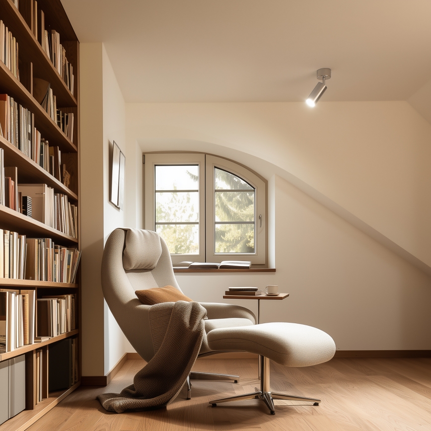 Brilagi - Badrumsspotlight SELE 1xGU10/30W/230V IP44 skinande krom