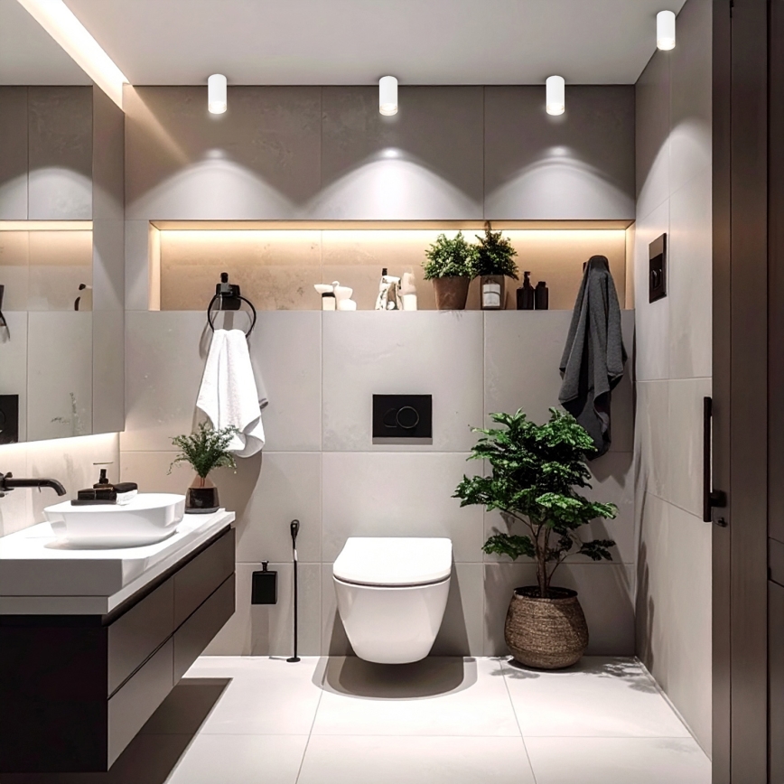 Brilagi - Badrumsspotlight SELE 1xGU10/30W/230V IP44 vit