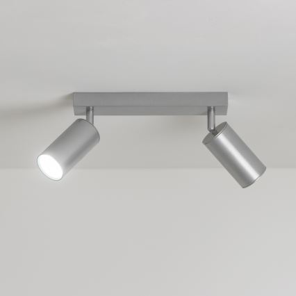 Brilagi - Badrumsspotlight SELE 2xGU10/30W/230V IP44 silver