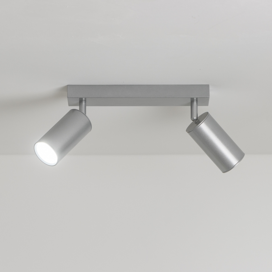 Brilagi - Badrumsspotlight SELE 2xGU10/30W/230V IP44 silver