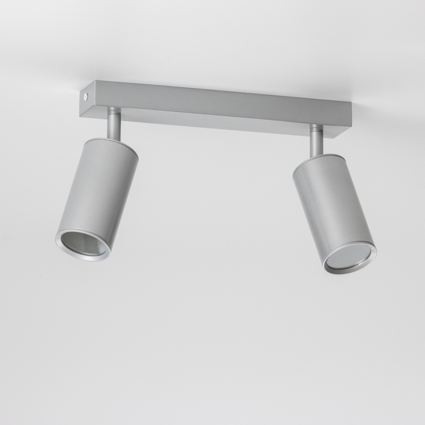 Brilagi - Badrumsspotlight SELE 2xGU10/30W/230V IP44 silver