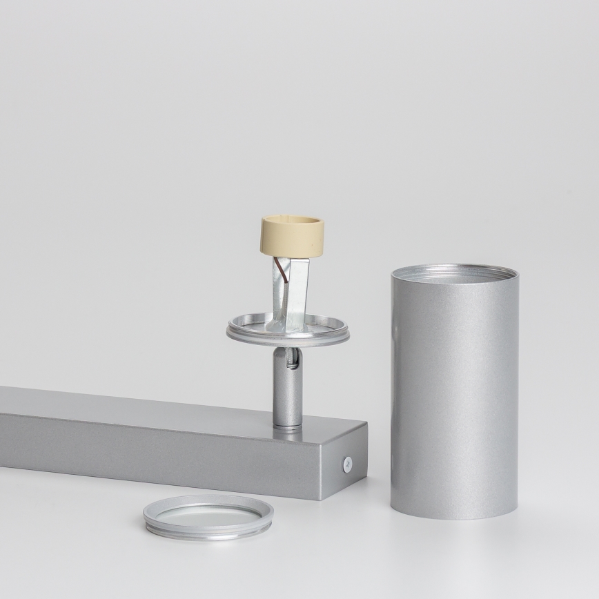 Brilagi - Badrumsspotlight SELE 2xGU10/30W/230V IP44 silver