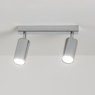 Brilagi - Badrumsspotlight SELE 2xGU10/30W/230V IP44 skinande krom