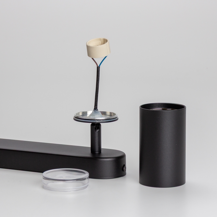 Brilagi - Badrumsspotlight SELE 2xGU10/30W/230V IP44 svart