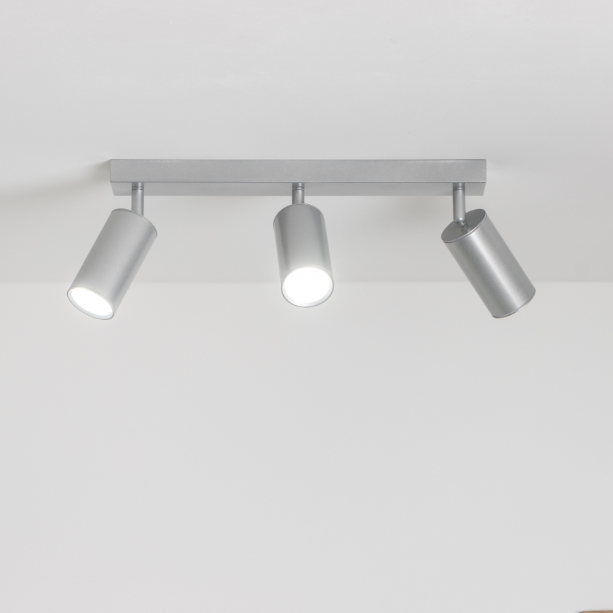 Brilagi - Badrumsspotlight SELE 3xGU10/30W/230V IP44 silver