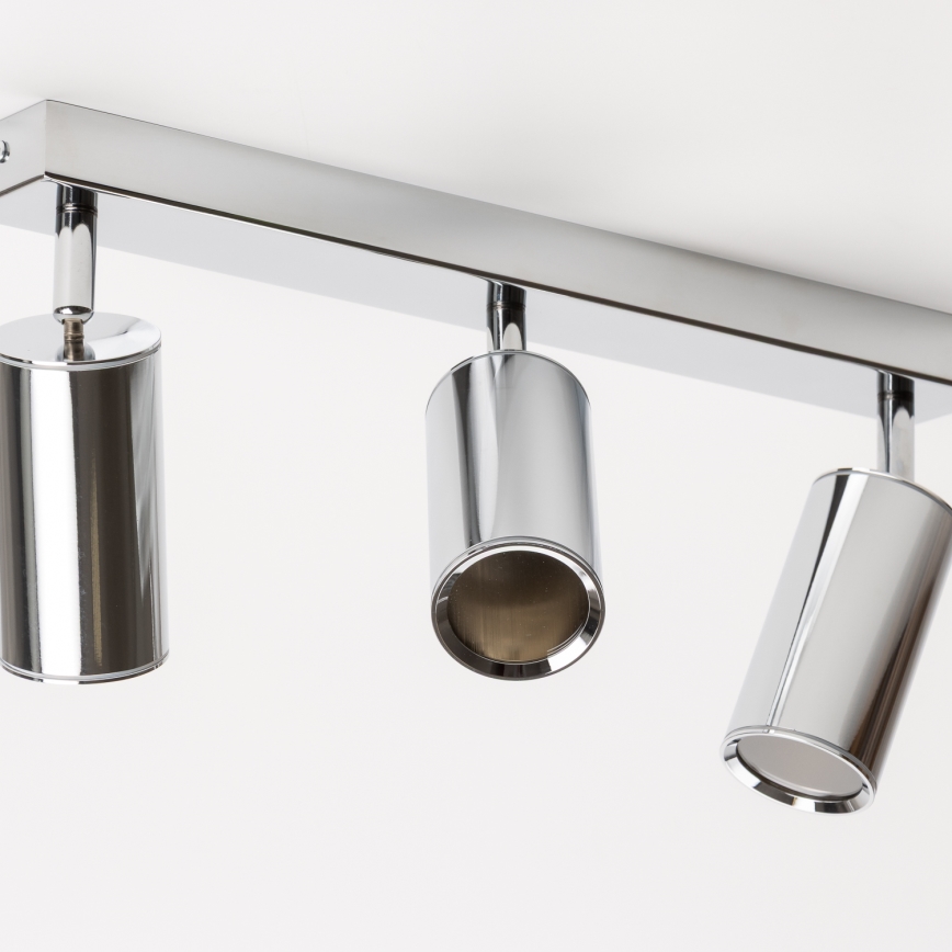 Brilagi - Badrumsspotlight SELE 3xGU10/30W/230V IP44 skinande krom