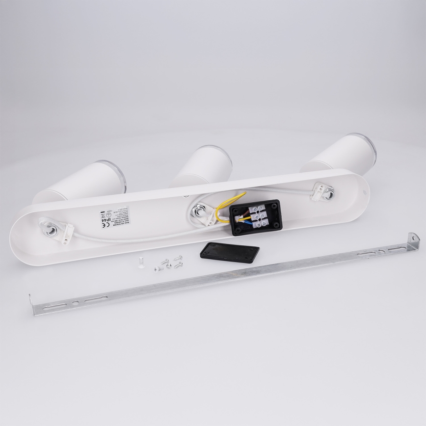 Brilagi - Badrumsspotlight SELE 3xGU10/30W/230V IP44 vit