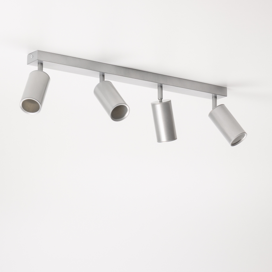 Brilagi - Badrumsspotlight SELE 4xGU10/30W/230V IP44 silver