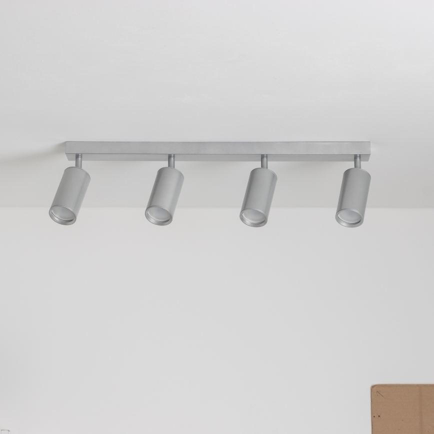 Brilagi - Badrumsspotlight SELE 4xGU10/30W/230V IP44 silver