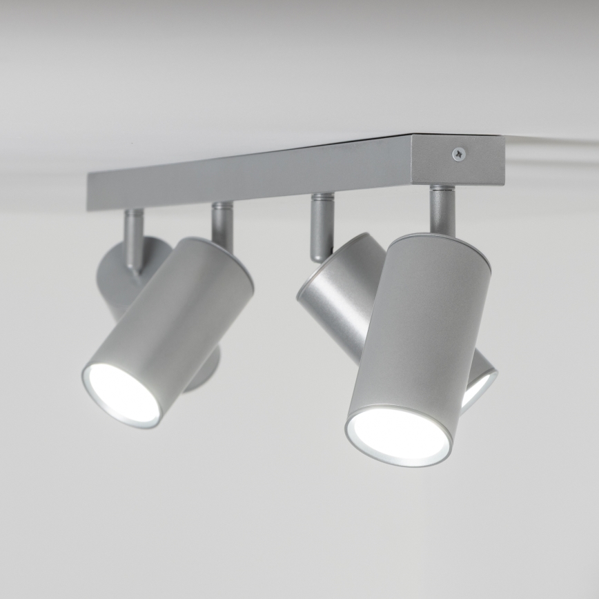 Brilagi - Badrumsspotlight SELE 4xGU10/30W/230V IP44 silver