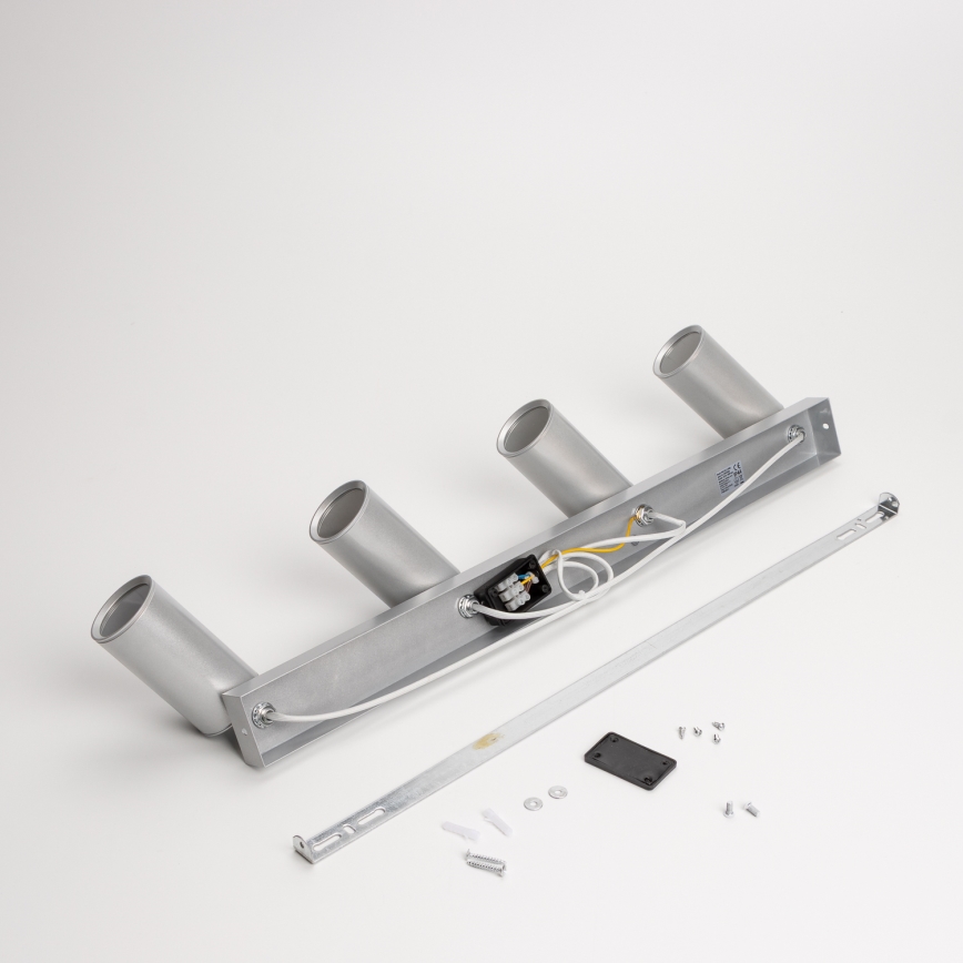 Brilagi - Badrumsspotlight SELE 4xGU10/30W/230V IP44 silver