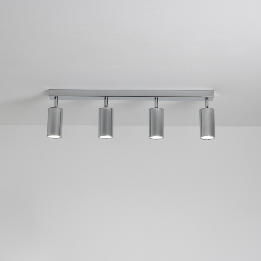 Brilagi - Badrumsspotlight SELE 4xGU10/30W/230V IP44 skinande krom